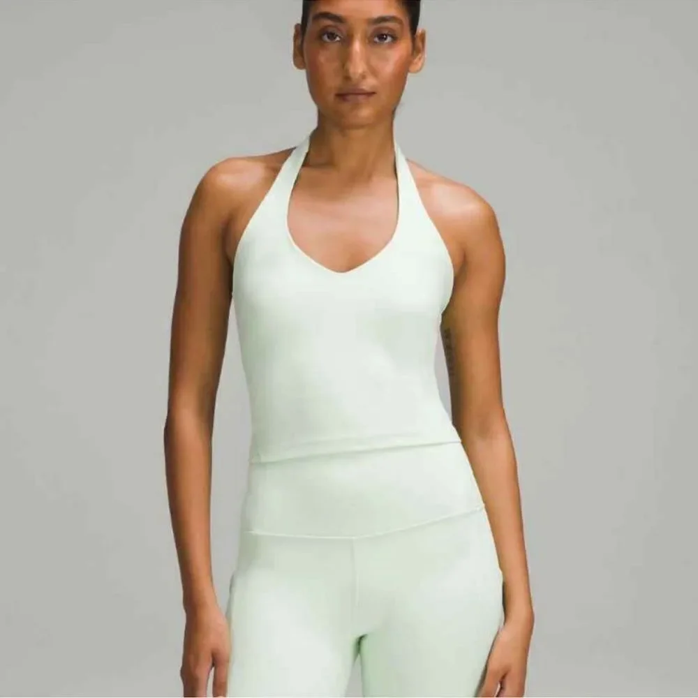 NWT- Lululemon- Women’s Align Halter Tank Top Mint Green, Size 14
